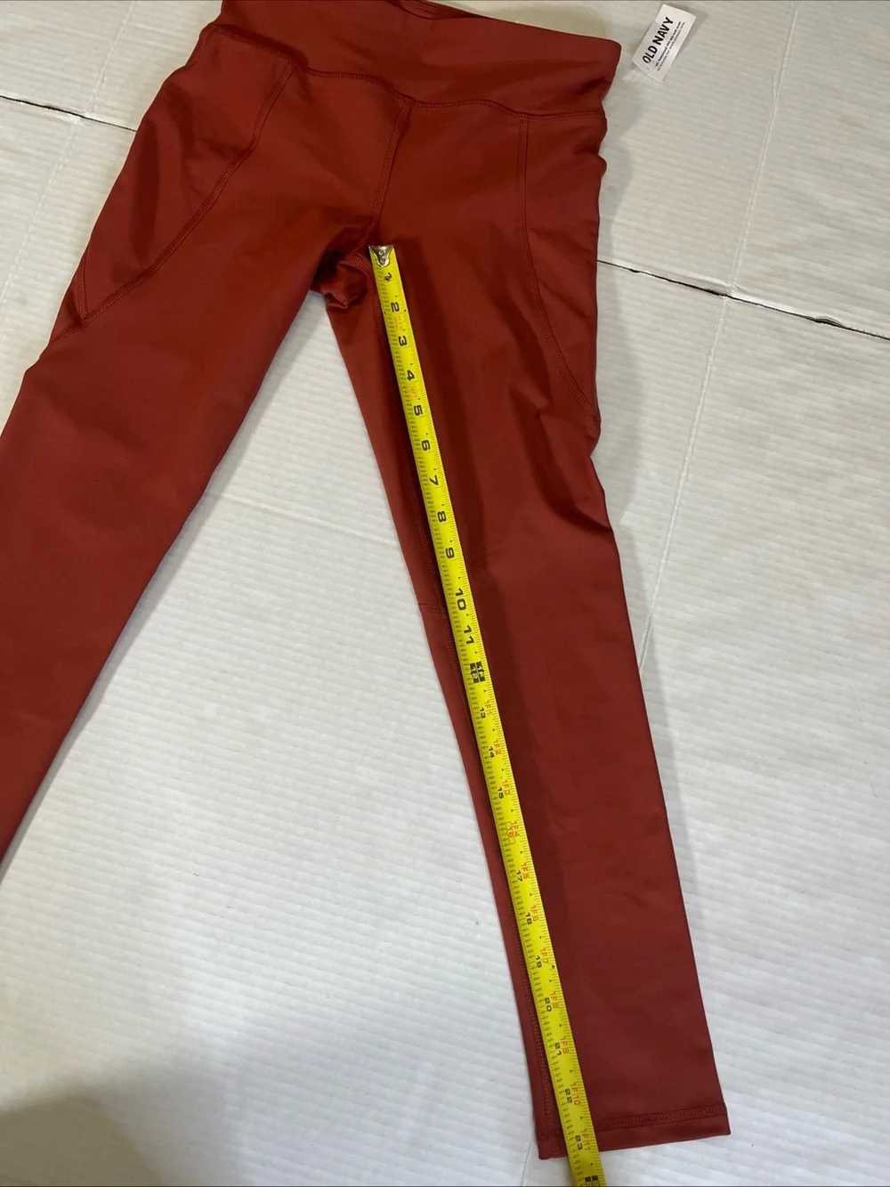 Old Navy Rust-Red High Rise Leggings